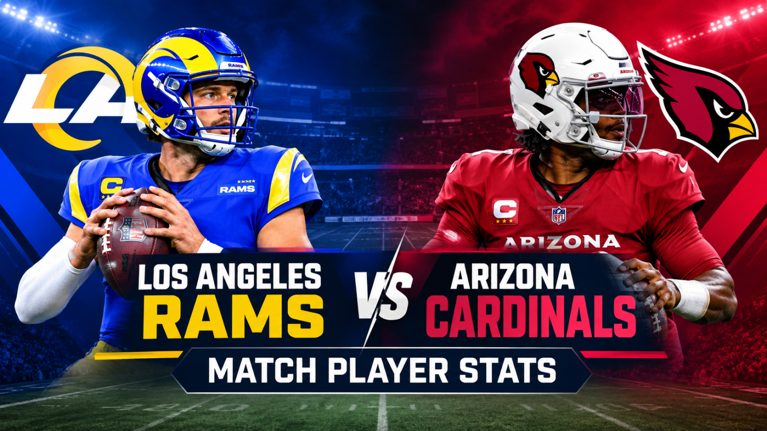 Los Angeles Rams vs Arizona Cardinals Match Player Stats