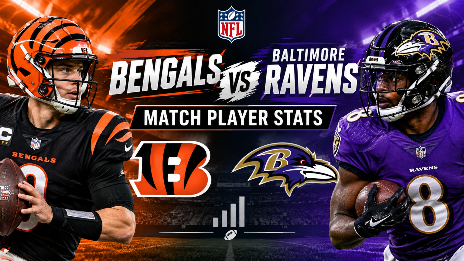 Bengals vs Baltimore Ravens Match Player Stats