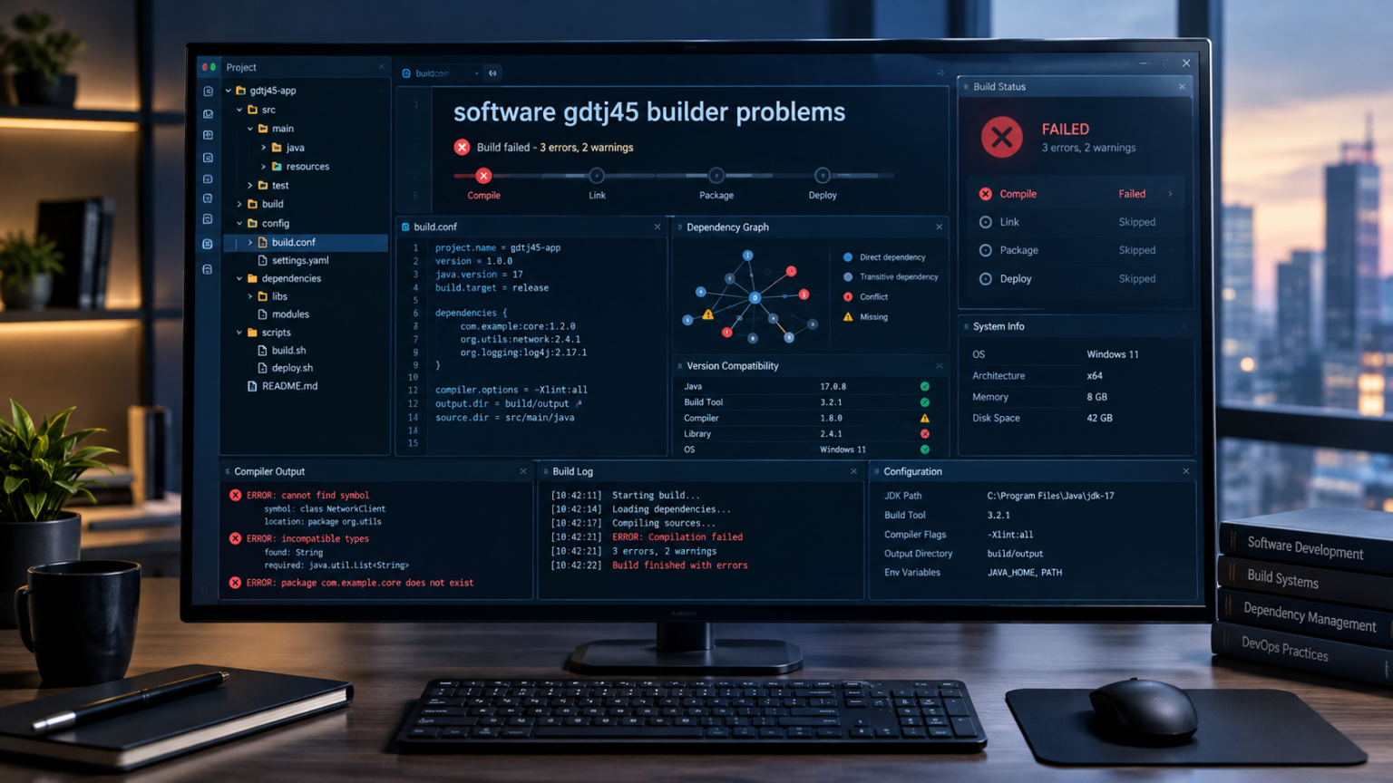 software gdtj45 builder problems