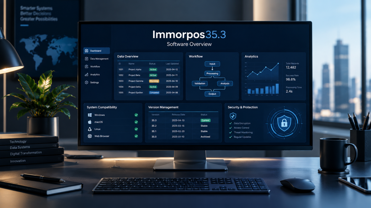 what is immorpos35.3 software