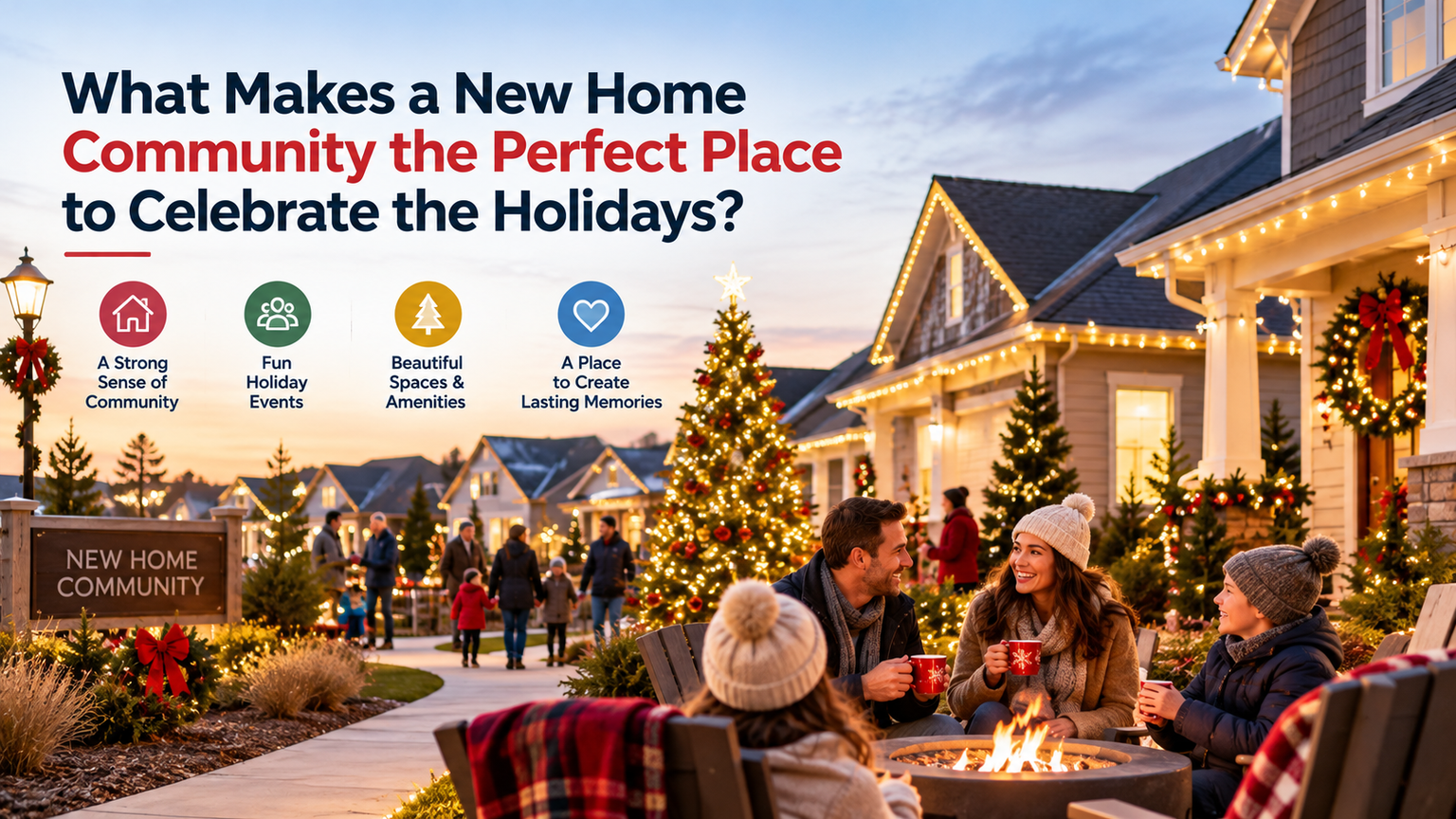 What Makes a New Home Community the Perfect Place to Celebrate the Holidays?
