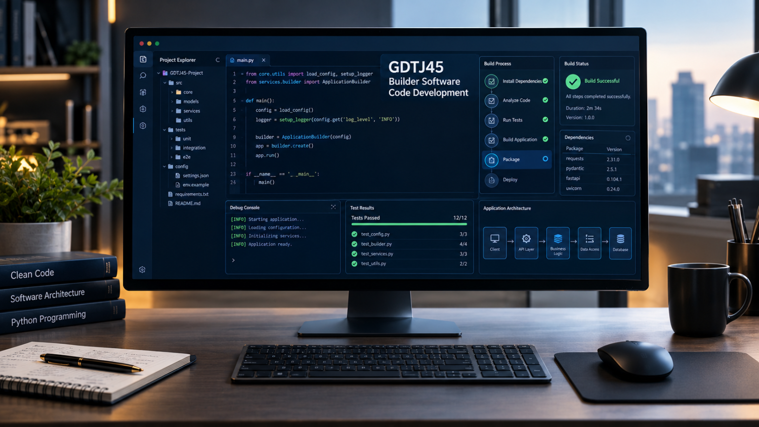 gdtj45 builder software code development
